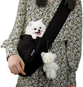 NATUYA Small Dog Cat Carrier Sling, Adjustable Canvas Pet Puppy Pouch by NATUYA