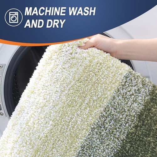 OLANLY Bathroom Runner Rug 47x17, Extra Soft Absorbent Microfiber Bath Rugs - Image 6