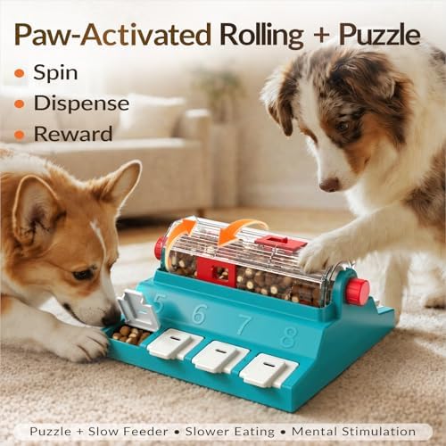 KADTC 2-Level Dog Puzzle Toy Rotating Treat Dispenser - Image 3