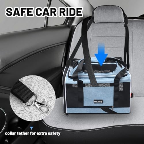 Cat Carrier Top-Expandable 18x11x11, United Delta American Airline Approved - Image 5