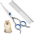 Professional Dog Grooming Kit 6.8 Inches, Curved Dog Grooming Scissors by Unknown