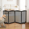 Freestanding Dog Gate Indoor, Doggie Gate Foldable Pet Gates by SFJC