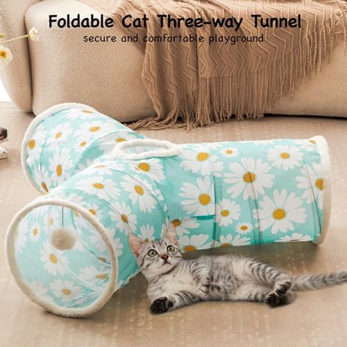Tempcore Cat Tunnel, 3-Way Collapsible Toy - Image 3