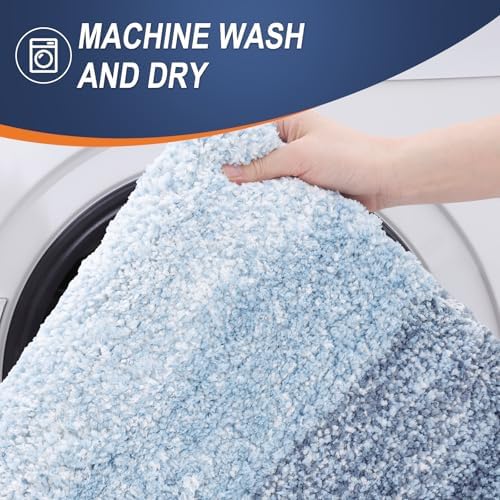 OLANLY Bathroom Runner Rugs Mat 70x20, Extra Soft Absorbent Microfiber Bath Rugs - Image 6