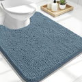 OLANLY Toilet Rugs U-Shaped 24x20, Soft Absorbent Chenille Contour Rugs by OLANLY