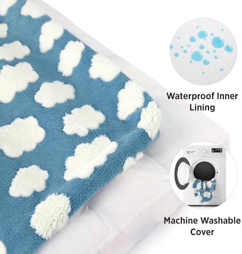 LE SURE Cute Aesthetic Small Dog Bed, Jacquard Thick Pet Pillow 24x16 - Image 4