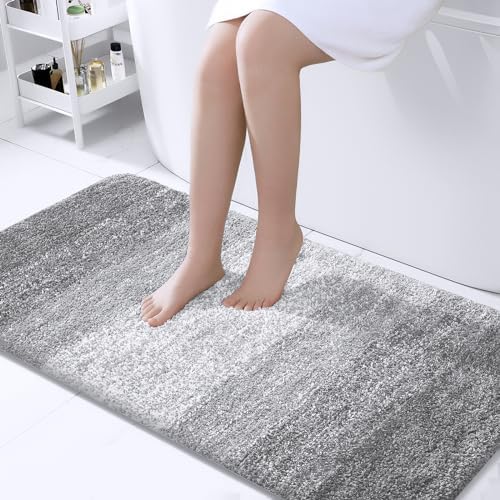 OLANLY Bathroom Runner Rug 44x24, Extra Soft Absorbent Microfiber Bath Rugs by OLANLY