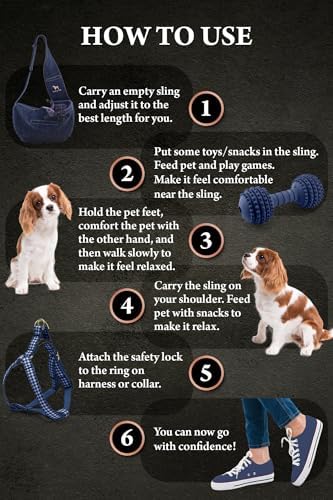 Noah & Paw Dog Sling Carrier for 5-18 lbs, Cat Carrier Bag - Image 6