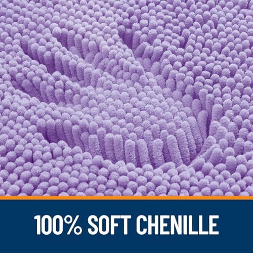 OLANLY Toilet Rugs U-Shaped 24x20, Soft Absorbent Chenille Contour Rugs - Image 3