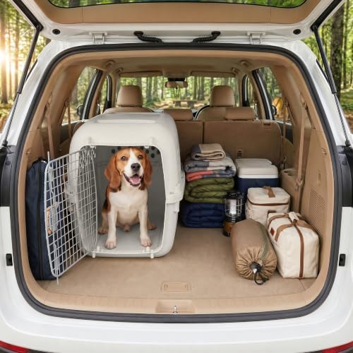 SportPet 32” Medium Front Load Hard Sided Pet Carrier Kennel – Secure Portable - Image 7