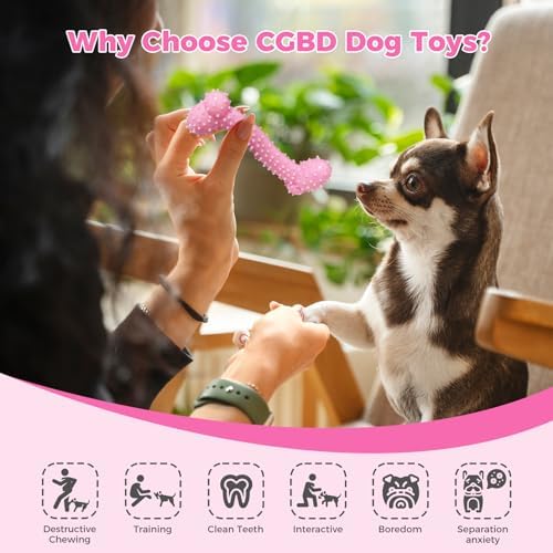 Puppy Toys, 9 Pack Dog Chew Toys, Teething Toys - Image 2