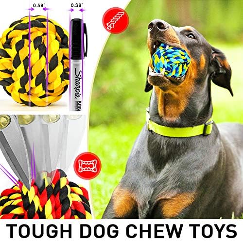 SHARLOVY Dog Toys for Aggressive Chewers, Dog Balls for Large Breeds - Image 2