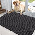 OLANLY Dog Door Mat for Muddy Paws 36x24, Ultra-Absorbent Chenille Mud Mat by OLANLY
