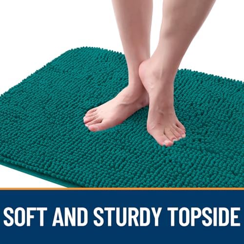OLANLY Dog Door Mat for Muddy Paws 44x32, Super Absorbent Chenille Mud Mat - Image 4