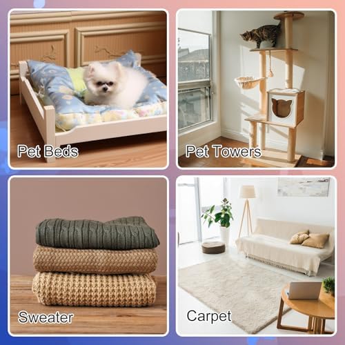 Honeydak 3 Pcs Hair Remover Tool, Dog Cat Hair Remover - Image 4