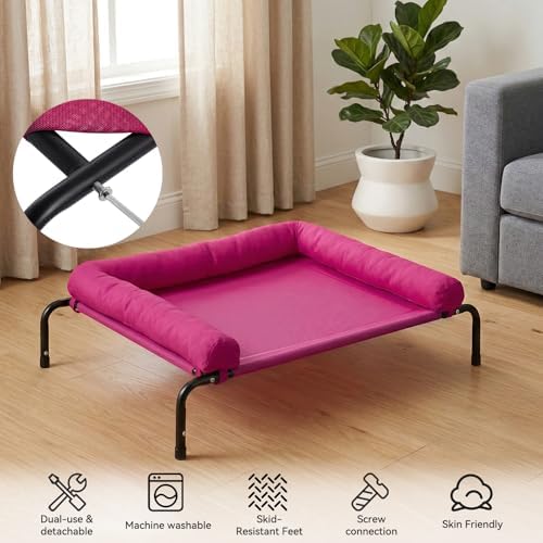Cooling Elevated Dog Bed for Large Dogs, Outdoor Raised Dog Beds Dogs Cot - Image 4