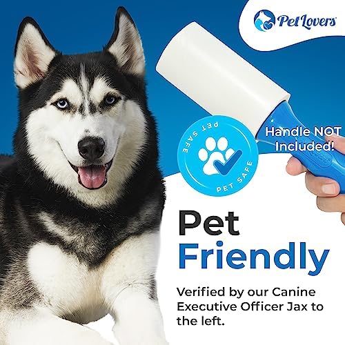 PetLovers Extra Sticky Lint Roller 6 Pack of Refills Only - Image 6