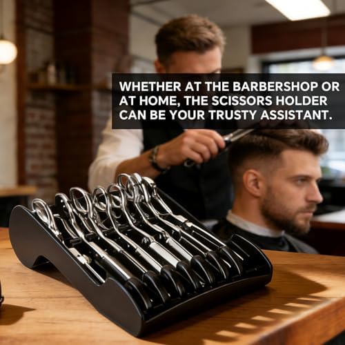 Salon Scissors Holder Rack, Salon Scissors Holder Racks Barber, Shears Stand - Image 6