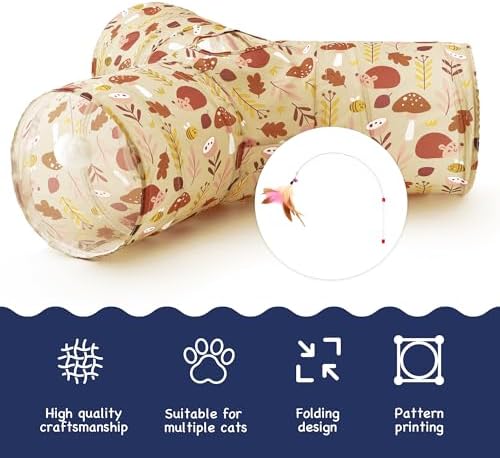 Tempcore Cat Tunnel, 3-Way Collapsible Toy - Image 7