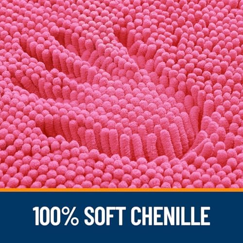 OLANLY Large Bathroom Rugs 50x30, Extra Soft Absorbent Chenille Bath Rugs - Image 3