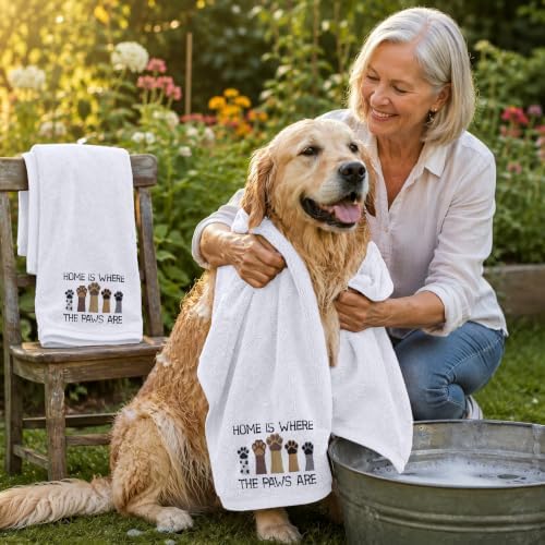 DAN RIVER Dog Towels for Drying Dogs & Cats 100% Cotton, 20x40'' - Image 6