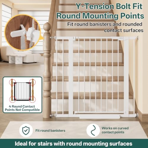 InnoTruth 29.6-39.1 in Wide x 35.5 in High Extra Tall Baby Gate - Image 6