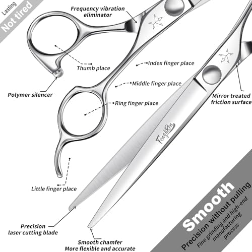 High-end Professional Dog Grooming Scissors Pet Grooming Shears 7 Inches - Image 3