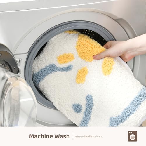 Molesun Cloud Bath Mat 16x24, Soft Absorbent Microfiber Bath Rugs - Image 7