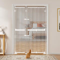unipaws 75" High Extra Tall Cat Safety Gate, Auto Closing and No Drilling by unipaws