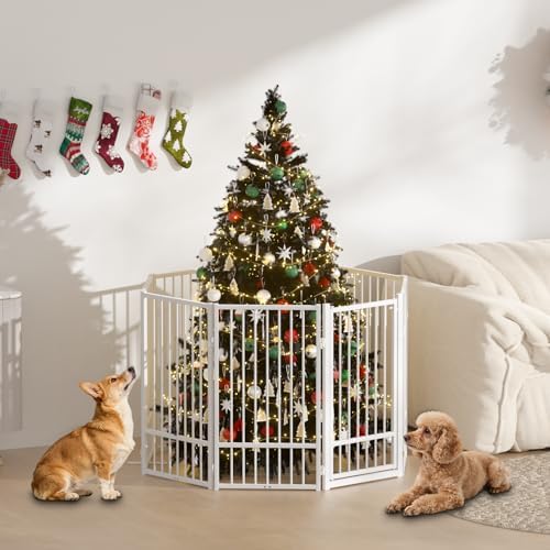 SNUOWU Full Metal Freestanding Dog Gate - Image 2