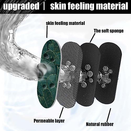 The Leaves Super Absorbent Quick-Drying Bathroom Mat Rug, Rubber Non-Slip - Image 3