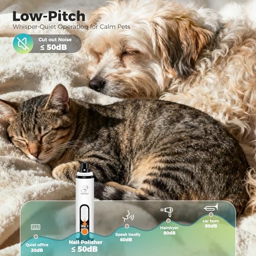 Dog Nail Grinder, Rechargeable Pet Nail Trimmer - Image 3