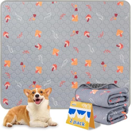 Sunheir Washable Pee Pads for Dogs, Waterproof Non-Slip Wee Wee pad, Absorbent by SUNHEIR