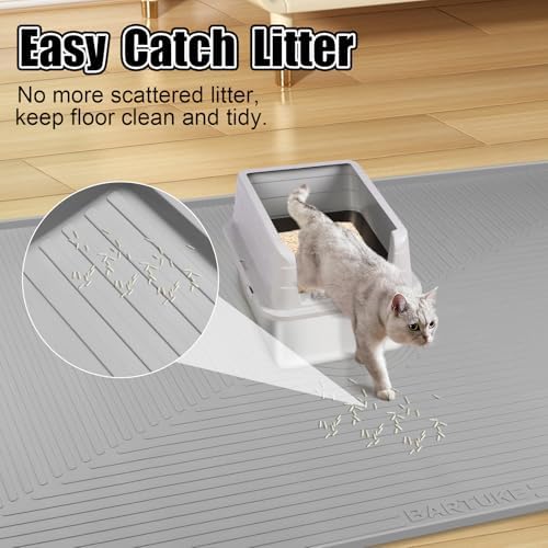 Silicone Cat Litter Mat 50" x 36" Cat Mat - Image 4