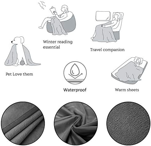 Ameritex Pet Bed Blanket Reversible 100% Waterproof Velvet Super Soft - Image 5
