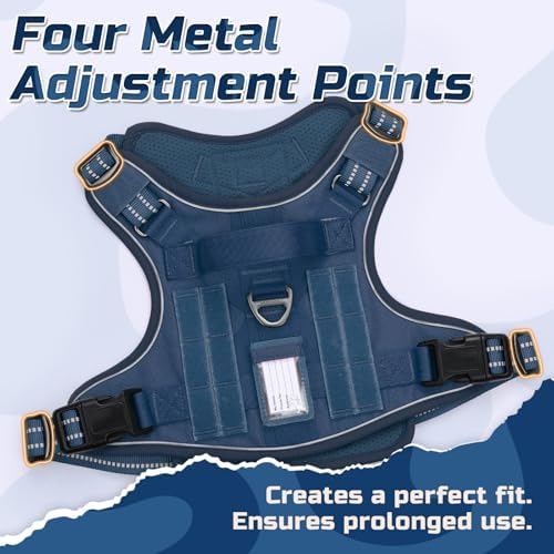 rabbitgoo Tactical Dog Harness for X-Large, No Pull Military Service Vest - Image 5