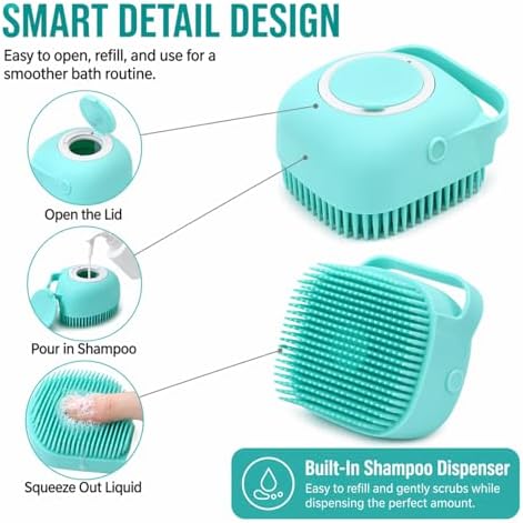 Soft Silicone Pet Bath Massage Brush - Image 5