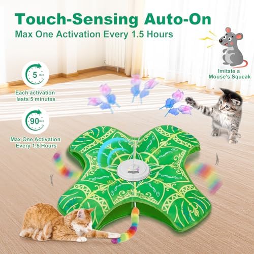 Interactive Cat Toys for Indoor Cats, Automatic Kitten Tunnel Toys - Image 3