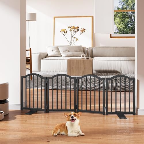 Snughome Short Dog Gate Indoor, Expands Up to 48’’ Wide Foldable Pet Gates - Image 2