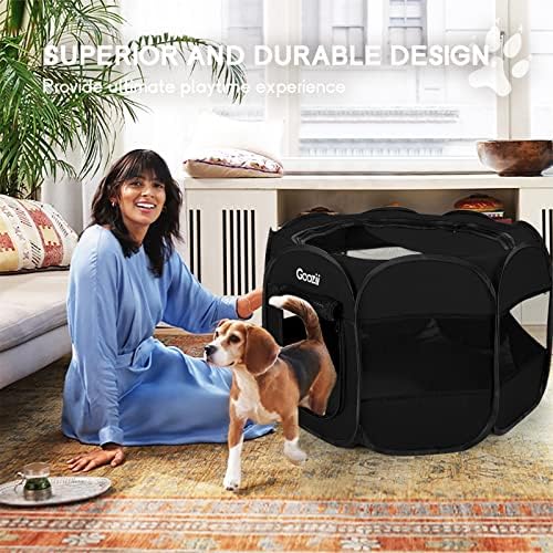 GOOZII Puppy Playpen Indoor for Small Dogs, Portalble Pet Dog Play Pens Kennel - Image 3
