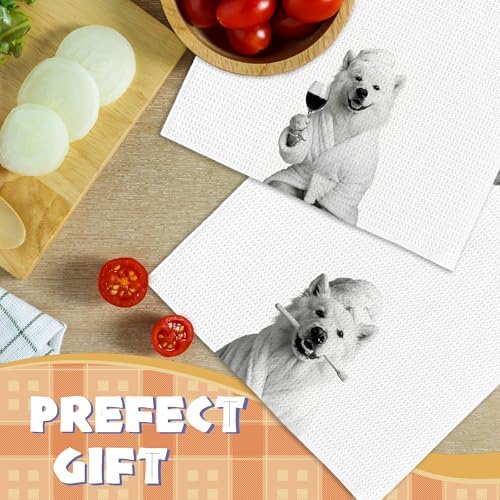 Dog Kitchen Towels Decor Set of 2 - Image 5