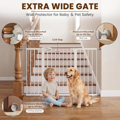 Mumeasy 36" Extra Tall Baby Gate - Image 3