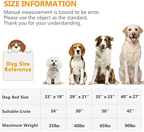 MIXJOY Dog Bed Kennel Pad Washable Anti-Slip Crate Mat - Image 5