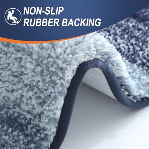 OLANLY Bathroom Runner Rug 44x20, Extra Soft Absorbent Microfiber Bath Rugs - Image 5