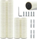 4 PCS Cat Tree Replacement Post, 15.7in & 7.9in M8 Scratching Refill Pole by SIYIPURR