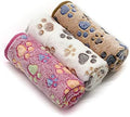 SORKUT 1 Pack 3 Puppy Dog Blankets Super Soft Warm Sleep Mat Fluffy Premium by SORKUT