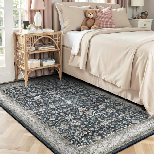 Washable Area Rug 4x6 for Living Room Bedroom - Image 4