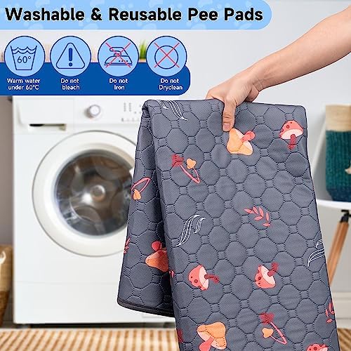 Washable Pee Pads for Dogs, Waterproof & Extra-Absorbent Pet Training Pads for - Image 4