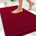 OLANLY Thick Chenille Bathroom Rugs 30x20, Soft Absorbent Bath Mat by OLANLY