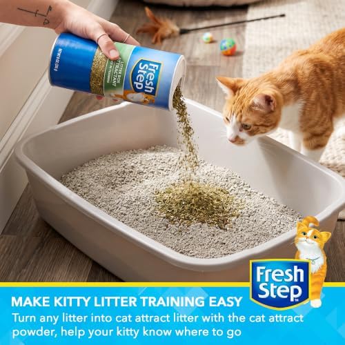 Fresh Step Cat Litter Box Training Attractant Powder, 9 Oz Bottle - Image 2